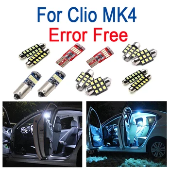 

7pc x Error Free For 2013-2017 Renault Clio 4 IV MK4 Hatchback Grandtour Estate LED Bulb Interior Reading Trunk Light Kit