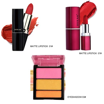 

9 Piece Set Makeup Waterproof Concealer Combination Natural Lipstick Eyeshadow Complete Set Cosmetic LDO99