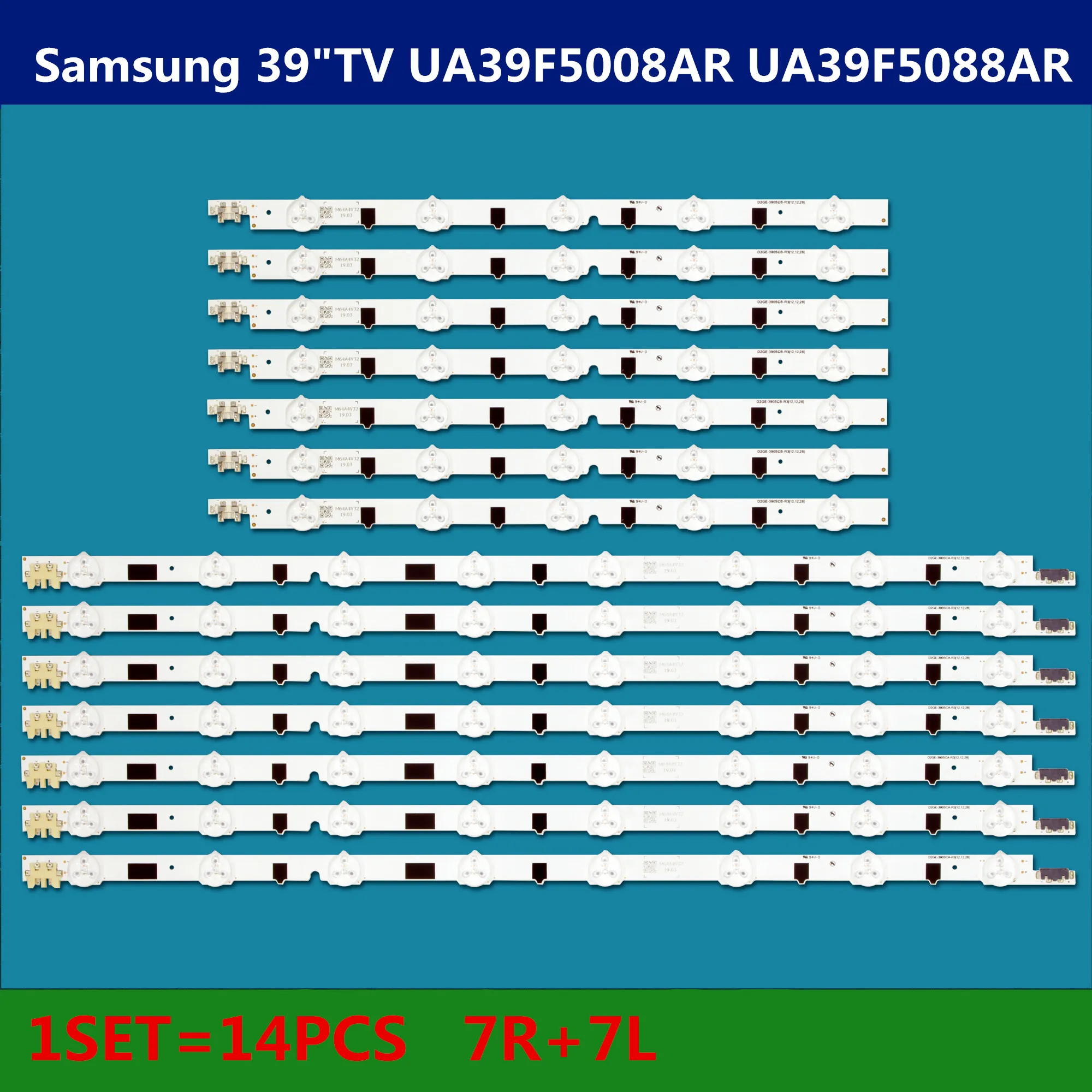 Светодиодный Подсветка полосы 13 лампы для Sa msung 39 &quotТВ UA39F5008AR UA39F5088AR CY HF390BGAV2H 2013SVS39F