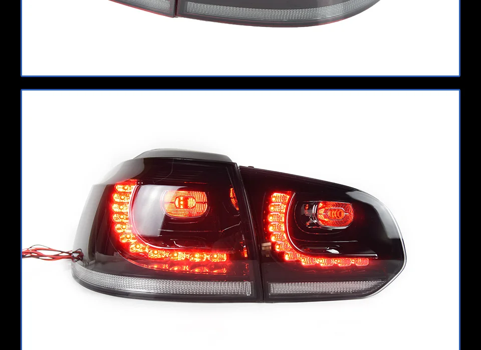 AKD автомобильный Стайлинг задний фонарь для VW Golf 6 задний светильник s Golf6 R20 светодиодный задний светильник динамический сигнал светодиодный DRL Стоп задний фонарь аксессуары
