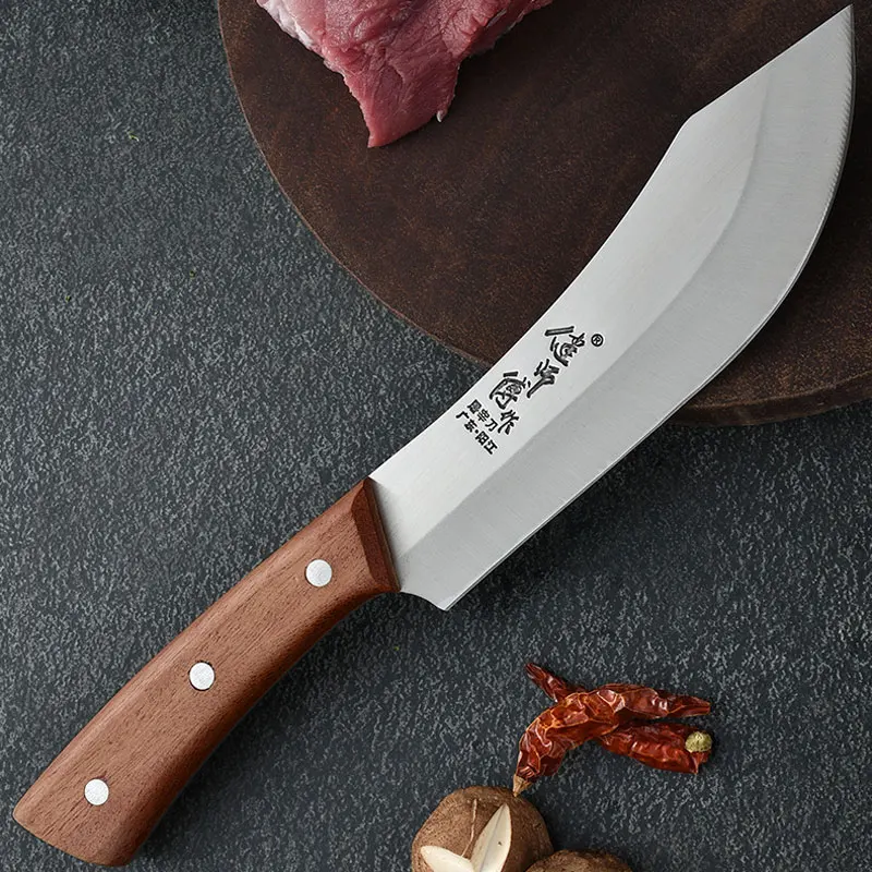 Butcher Knife High Carbon Steel Kitchen Cleaver Knives Vegetables Sharp Camping Cooking Chef knives | Дом и сад