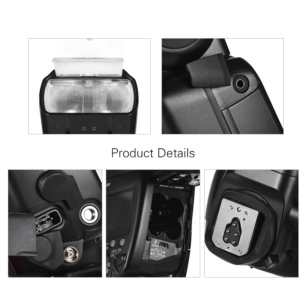 FK600EX-RT GN60 E-TTL Вспышка Speedlite накамерная вспышка 2,4G Беспроводная радио Master Slave 1/8000 HSS для Canon EOS camera s