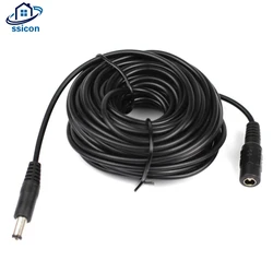 Câble d'alimentation cc 12V, 5.5x2.1mm, adaptateur femelle vers mâle, pour caméra 