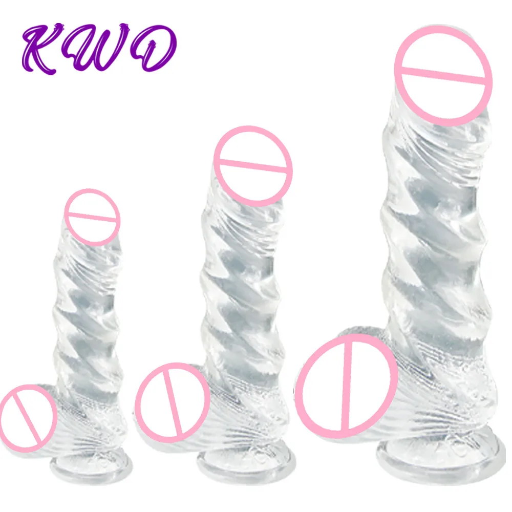 Мягкий Желе фаллоимитатор реалистичный большой пенис член присоска игрушка
