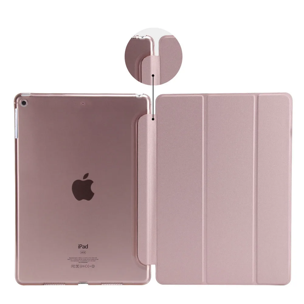 Для Apple iPad Mini 1 2 3 мягкий кожаный чехол ультратонкий умный флип ударопрочный