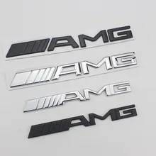 AMG логотип автомобиля подходит для Mercedes Benz модифицированный цинковый сплав задняя маркировка металла 3D стерео маркировка