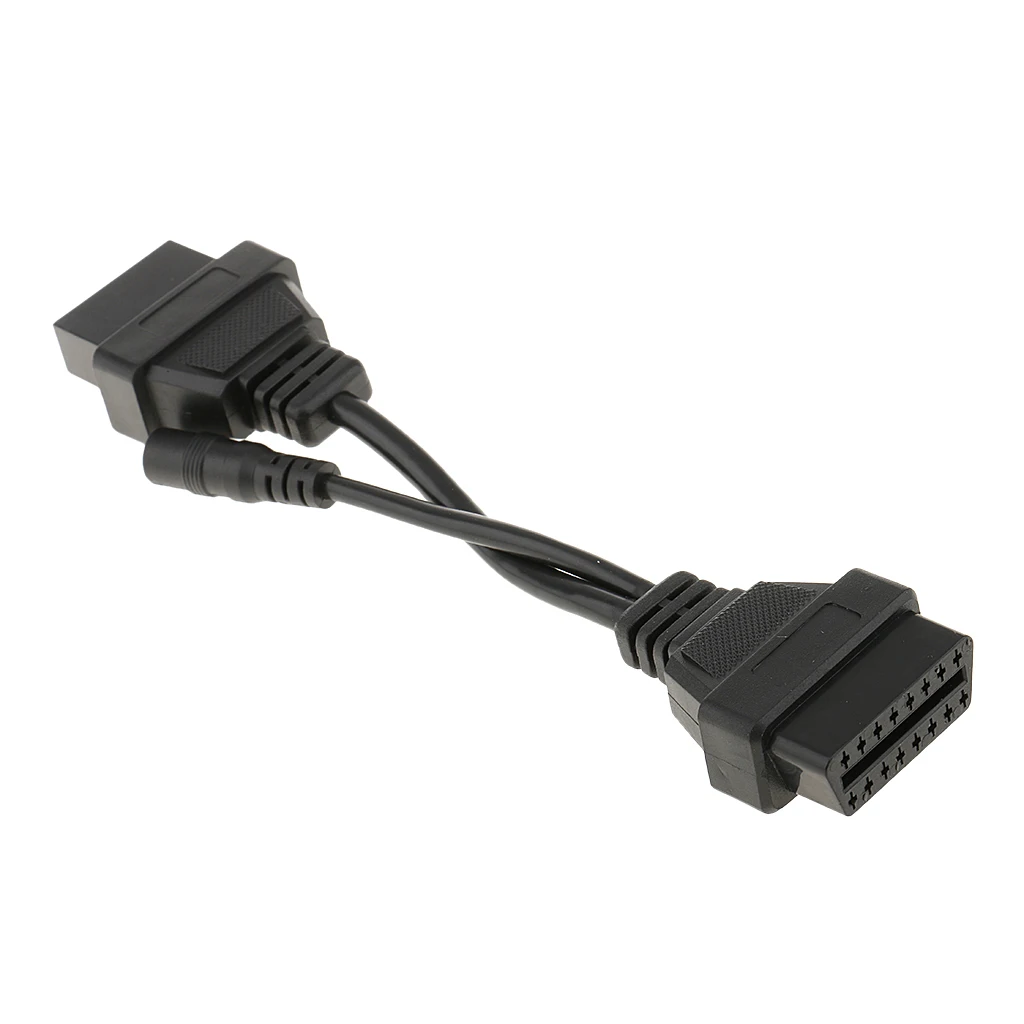 12 Pin OBD1 to 16 Pin OBD2 Diagnostic Adapter Cable for Mitsubishi Hyundai