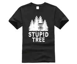 Возьмите бренд для мужчин рубашка забавный диск Гольф тупой дерево проблемных Фрисби футболка