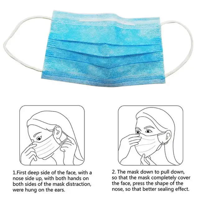 50 pcs jetable prevenir la grippe masque poussiere 50 pcs jetable prevenir la grippe masque poussiere
