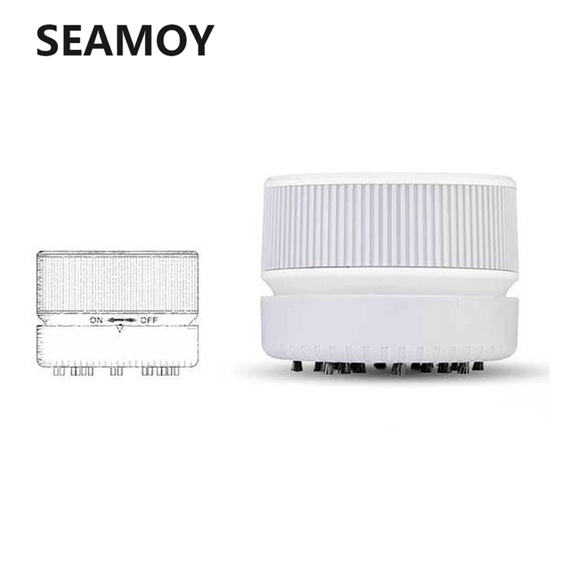 

Hand Held Creative Desktop Vacuum Cleaner Mini Wireless Sweep Suction Electric Desk Sets Confetti Cleaning For Office School
