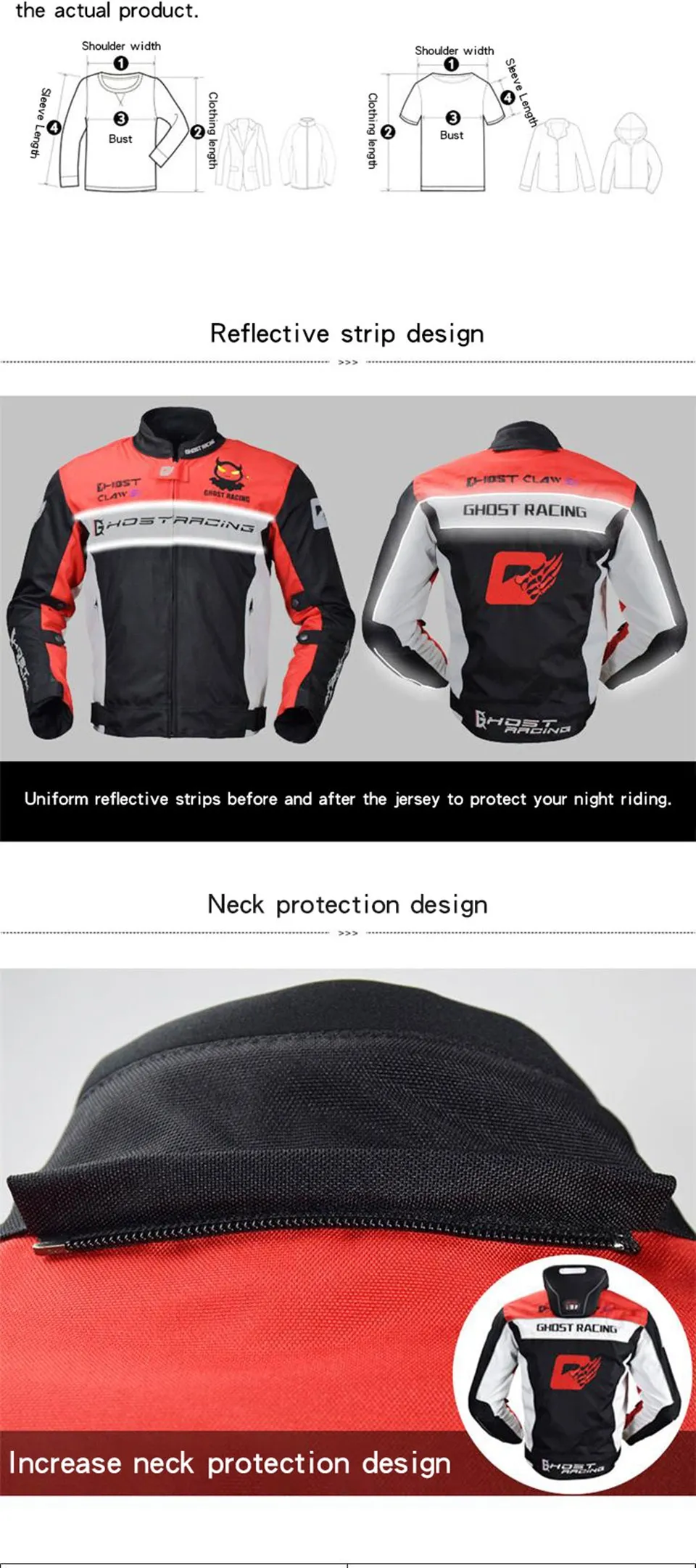 Мотоциклетная куртка мужская мотоциклетная куртка гоночный костюм с анти-осенним шейным креплением мото Защитное снаряжение зимняя одежда для бездорожья GR-Y04