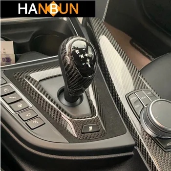 

Real Carbon Fiber Console Gearshift Knob Head Cover Decorative Sticker For BMW M2 M3 M4 X5M X6M Interior Accessories