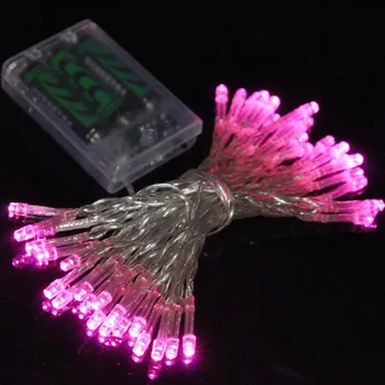 

Christmas Decoration 5M 50 led string lights 3pcs AA Battery Operated Fairy Party Wedding Flashing Holiday Xmas decoration lamp