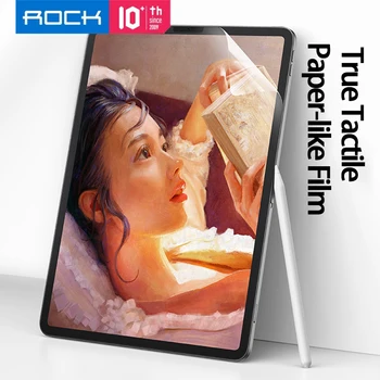 

ROCK Paper-like Film Matte Screen Protector For iPad Pro 2018 2020 11" 12.9 inch Full Coverage Anti-scratch Bubble-free