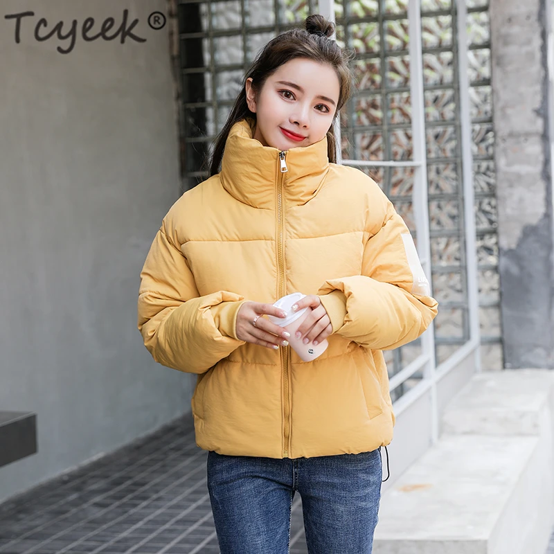 

Tcyeek 2019 Women Winter Coat Female Thick Down Cotton Parkas Winter Jacket Womens Outerwear Parkas Winter Outwear Hiver LW1564
