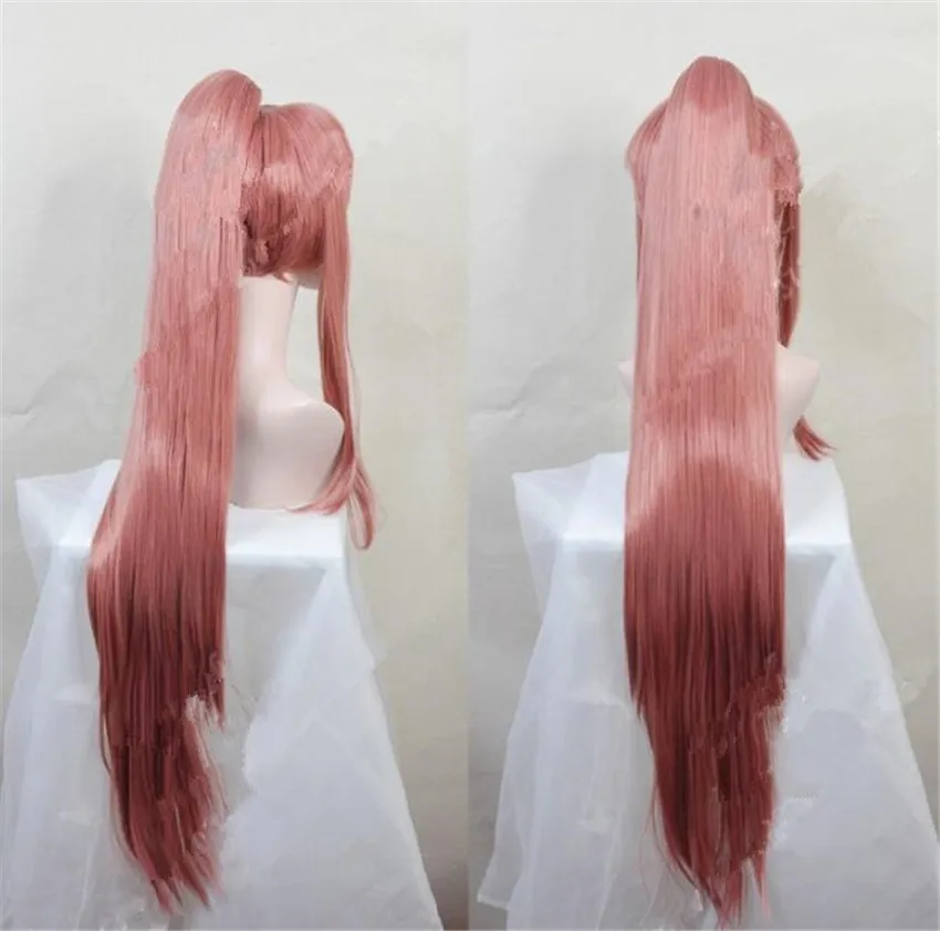 Аниме Doki Literature Club! Monika парик 100 см Длинные Косплей костюмы из синтетических волос вечерние+ Бесплатные парик