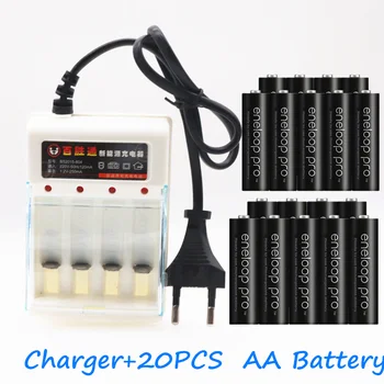 

New original AA battery 2500 MAH 1.2 V Ni-MH Lintern camera toy AA pre-charged battery+1.2V AA charger