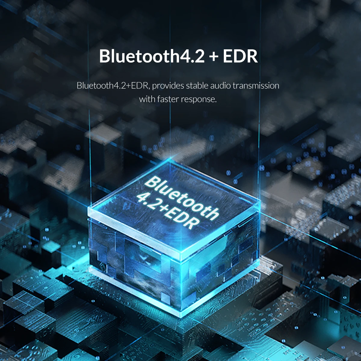ORICO Mini USB Bluetooth 4,2 EDR беспроводной 2,4 ГГц передатчик Aux аудио Bluetooth адаптер с подвесной цепочкой для компьютера ПК