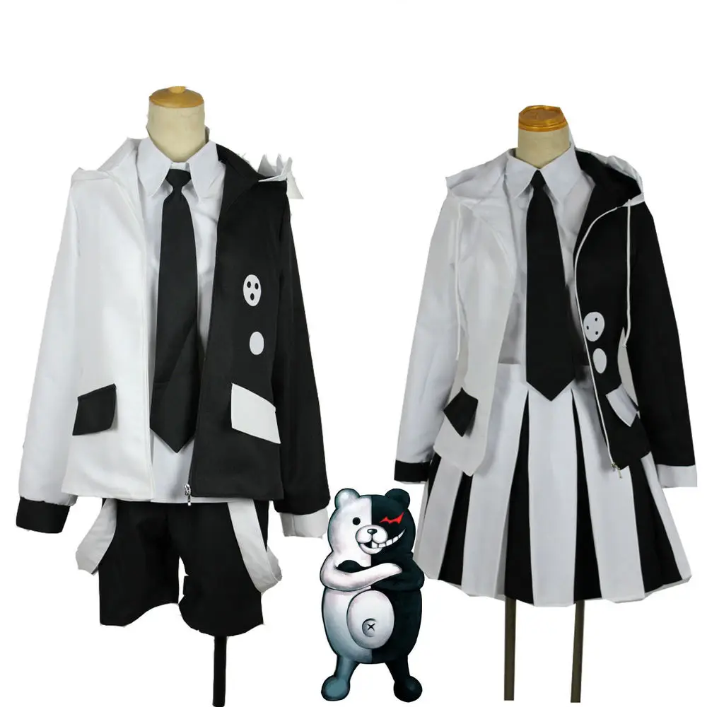 Danganronpa 2-disfraz de la escuela el fin de la esperanza, de sangre fría Monokuma, Cosplay