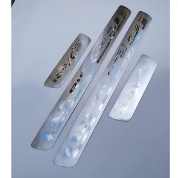 

FOR RIO X Line X-Line 2017-2019 2020 Door Sill Cover Sticker Stainless Steel Door Sill Scuff Plate For Kia Rio X Line X-Line 3