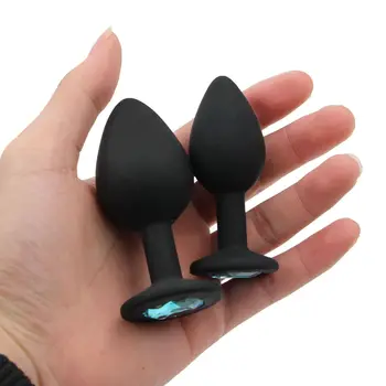 YEMA 3 Pcs/Set Stainless Steel Big Anal Plug Butt Plug Metal Anal & 10 Mode Vibrator Sex Toys For Men Gay Sex Products For Women 3