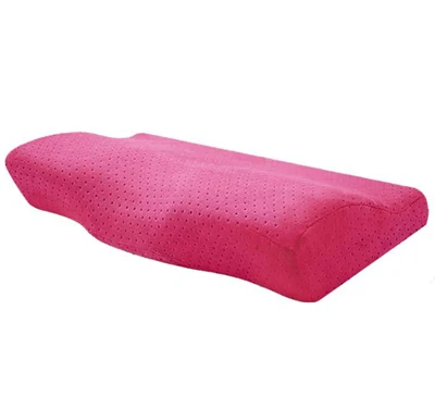 as picture Memory Foam Bedding Pillow Neck protection Slow Rebound Memory Foam Butterfly Shaped Pillow Health Cervical Neck size in 50*30CM - Цвет: as picture
