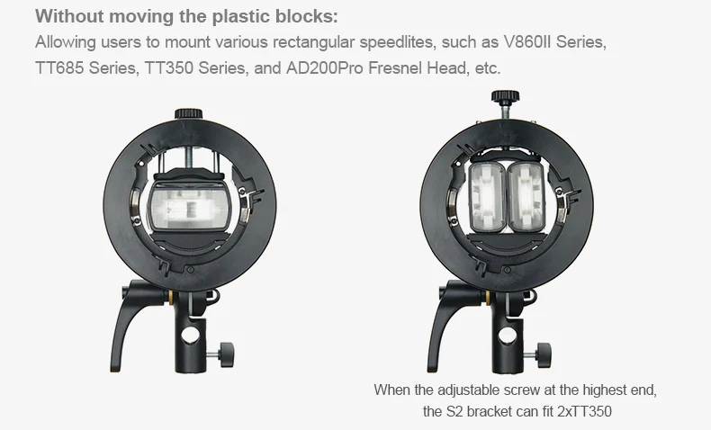 Godox S2 Bowens крепление вспышки s-типа держатель кронштейн для Godox V1 V860II AD200 AD400PRO TT600 Speedlite Flash Snoot софтбокс сетка