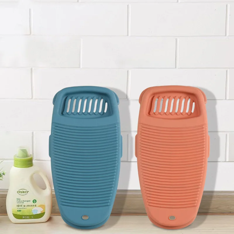 Plastic Thicken Washboard For Laundry Soap Holder Box Portable Clothes Washing Board Bathroom Laundry Mini Wash Tools laundry board