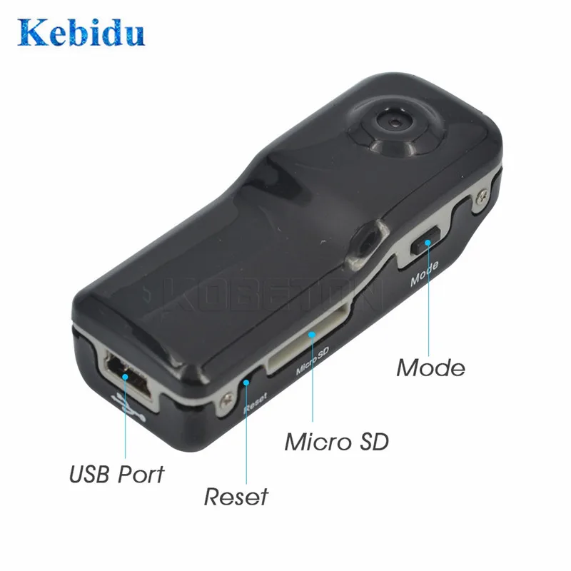Видеокамера KEBIDU MD80 DV видеокамера DVR веб камера с поддержкой 16 Гб HD Спортивная