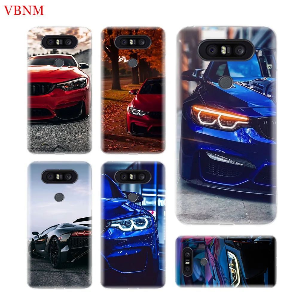 

Blue Red Car for Bmw Cover Phone Case For LG V40 G6 G7 Q6 Q8 Q7 G5 G4 V30 V20 V10 K8 K10 2018 2017 Luruxy Coque Cases