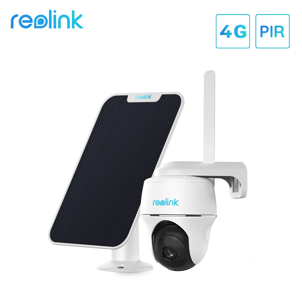 Reolink GO PT батарея камера 4G LTE 1080p солнечная панель Питание панорамирование наклона