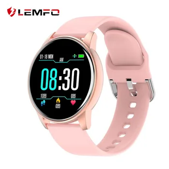 

LEMFO Smart Watch Women Heart rate Monitor Weather Forecast Multi-sport Mode IP68 Waterproof Smartwatch Men For Android IOS