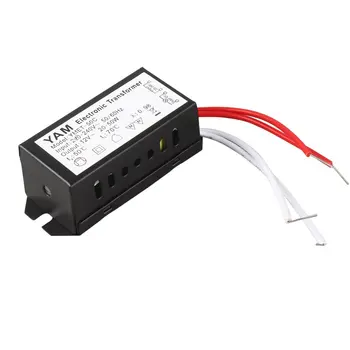 

1Pc AC 220V to 12V short-circuit protection Halogen Lamp Electronic Transformer Power Supply LED Driver