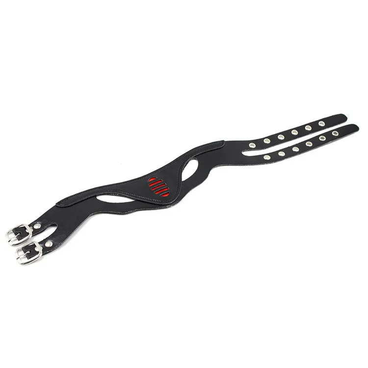 Foreign Trade Export Leather Sexy Aid Neck Scarf Pet Toy Stomatal Red And Black Bandana Manufacturers Direct Selling