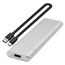 Boîtier de disque dur NVMe USB3.1 type c à M.2 M, boîtier de clé 10gbps, deuxième Transmission, boîtier de disque dur, protocole de support