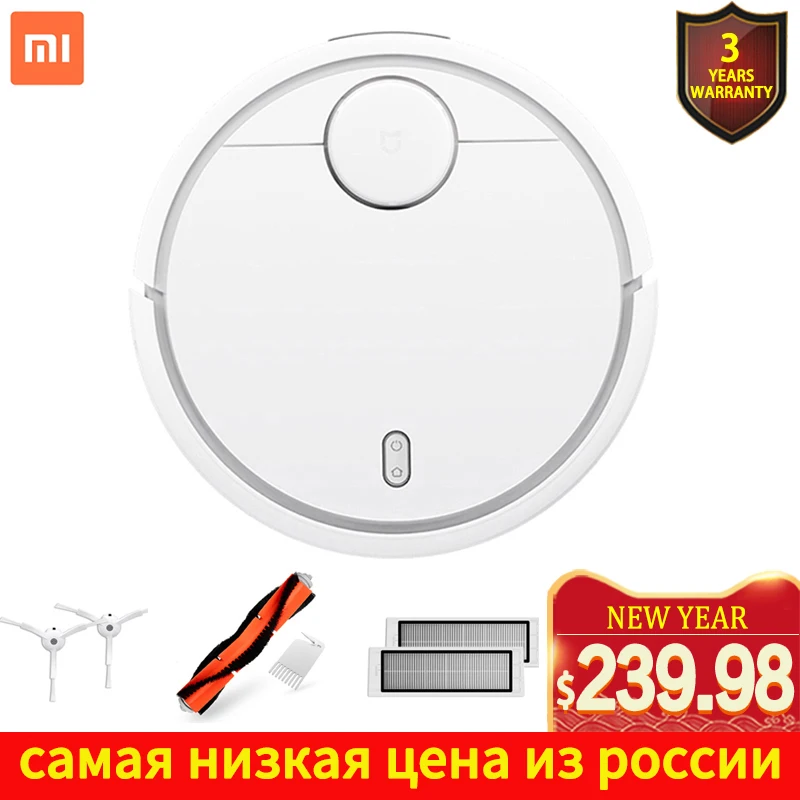 

Original XIAOMI Robot Vacuum Cleaner for Home Automatic Sweeping Dust Sterilize Smart Planned WIFI App Remote Control MIJIA