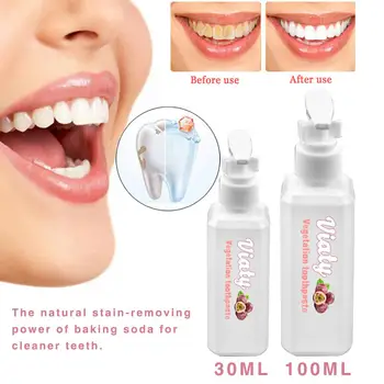 

30/100ML Passion Fruit Blueberry Toothpaste Stain Removal Whitening Baking Soda Toothpaste Oral Fight Bleeding Gums Tooth Paste
