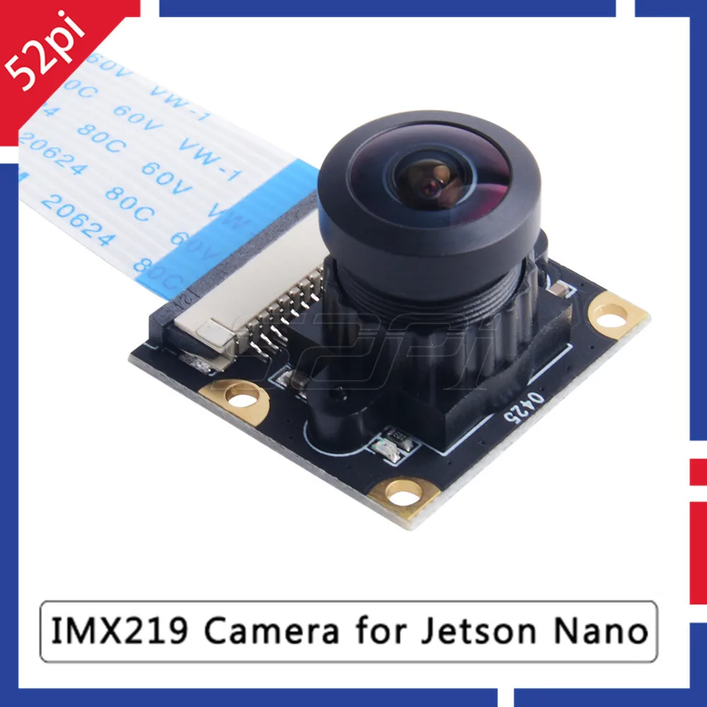 IMX219 160 камера 52Pi подходит для Jetson Nano 8 мегапикселей ° FOV с гибким ПЛОСКИМ КАБЕЛЕМ 15