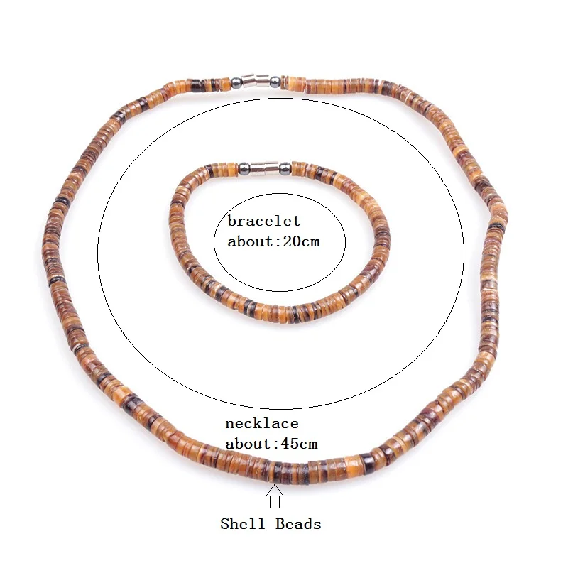 Shell Necklace for Men & Women, Beach Pooka Necklace, Hawaiian Surfer Jewelry - Image 2