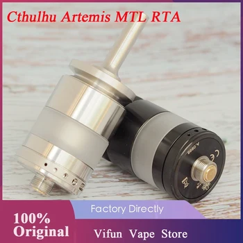 

Original Cthulhu Artemis MTL RTA 2.4ml Capacity Atomizer With 22mm Diameter & Dome-shape Chimney E-cigarette Vape Tank vs Hastur