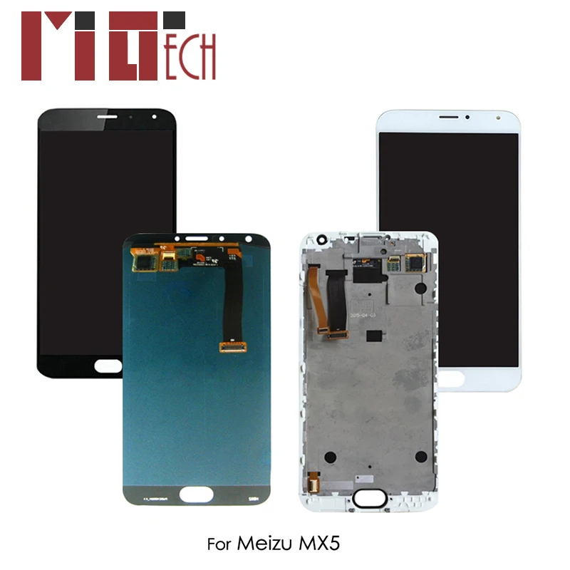 

LCD Display For MEIZU MX5 For Meilan MX5 Display Touch Screen Digitizer Assembly Replacement Parts Black White No Frame 5.5''