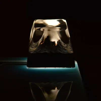 1 шт. SA профиль Mt. Fuji Смола ebony wood keycap механическая клавиатура креативная ручная