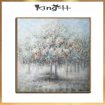 

Pintura al óleo de gran tamaño 100% pintado a mano abstracta pintura al óleo sobre lienzo arte de pared para decoración del hoga