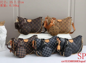 

Luxury Leather Handbags Women Bags Designer Brand Women's Shoulder Bags Large Capacity Ladies Hand Bags L455