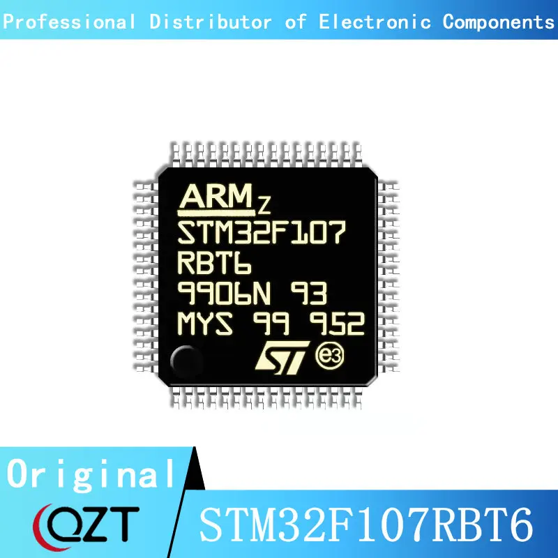 10pcs/lot STM32F107 STM32F107RB STM32F107RBT6 LQFP64 Microcontroller chip New spot