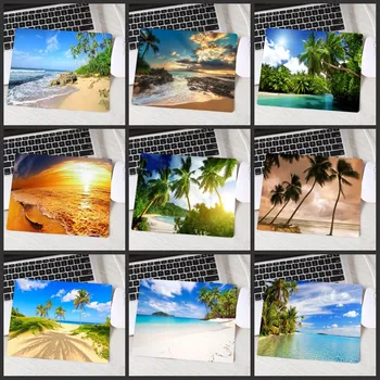 

Customize Your Own Mats Coconut Palm Beach Laptop Computer Gaming Keyboard Mousepad Small Size Mouse Pad Keyboards Table Mat