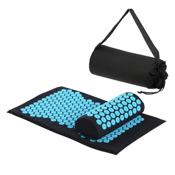 

Massager Cushion Acupuncture Sets Relieve Stress Back Pain Acupressure Mat/Pillow Massage Mat Rose Spike Massage and Relaxation