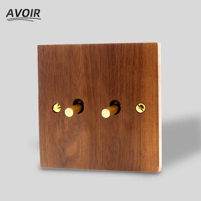 Avoir Wall Wooden Vintage Toggle Switch 2 Way Light Switches Double Usb Electrical Socket EU FR Avoir Wall Wooden Vintage Toggle Switch 2 Way Light Switches Double Usb Electrical Socket EU FR Franch Standard Power Outlet 16A