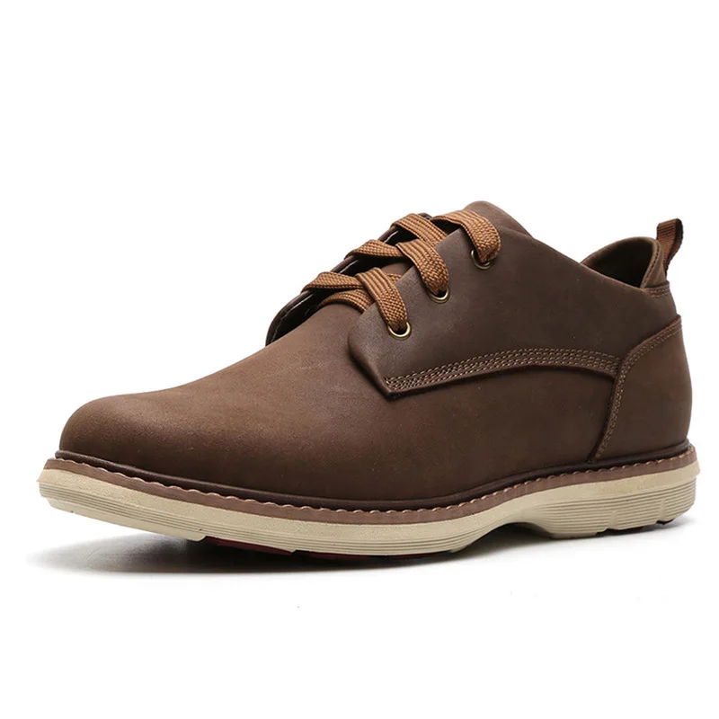 

Mens Boots American Style Men Casual Shoes Genuine Leather Chukka Boots Winter Snow Boots Men Male Comfortable Shoe