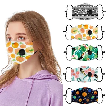

In Stock Dust-Proof Smog-Proof Cotton FaceCover Breathing Valve Can Put PM2.5 Filter mascarillas Mascara mondkapje camping maska